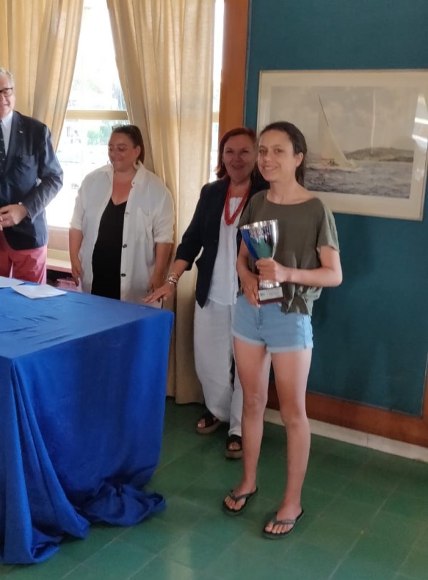 201906522 23 Trofeo Radeglia Optimist Premiazione Eva Passoni