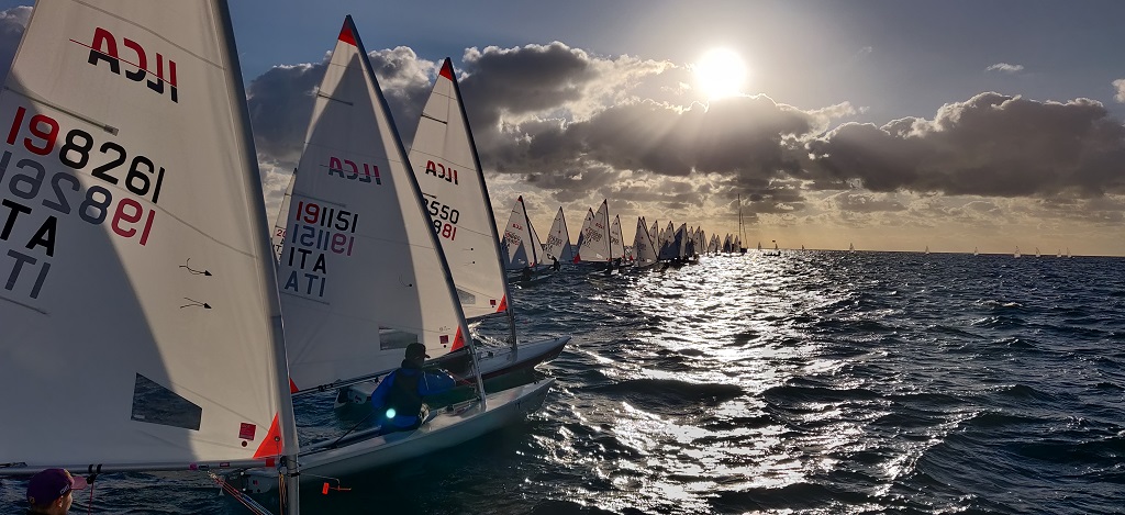 20220122 Zonale ILCA Anzio Partenza ILCA4 prova3 s