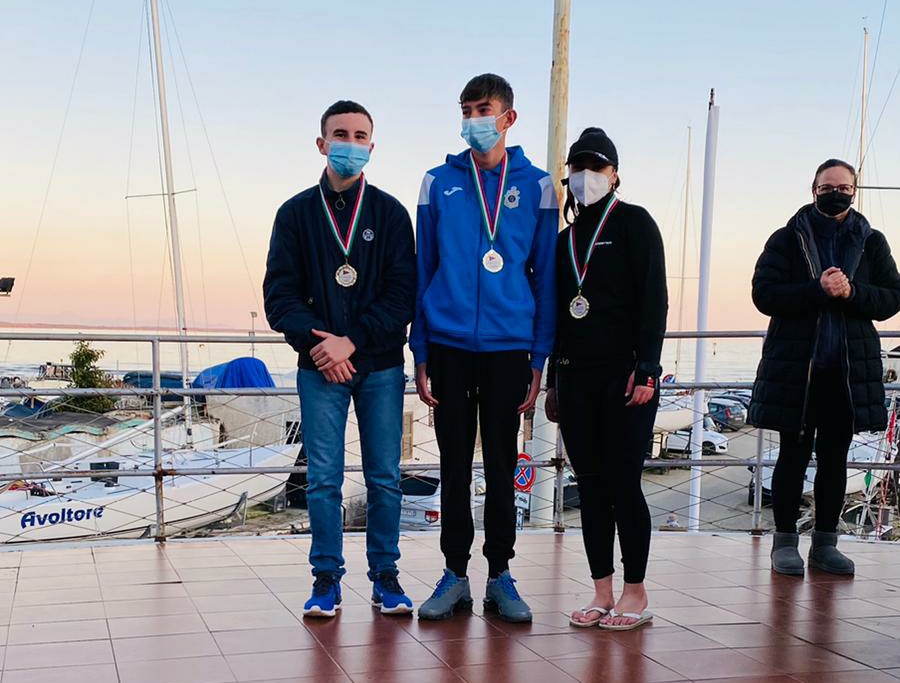 20220122 Zonale ILCA Anzio Podio ILCA4