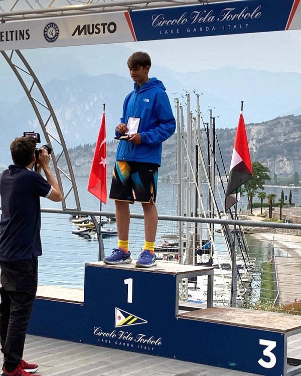 20220515 Torbole EuropaCup Anatol Sassi podio U19