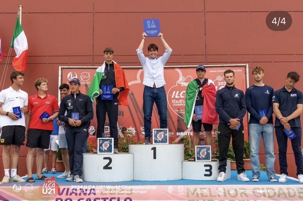 20240607 ILCA U21 Worlds Portogallo Podio 1 s
